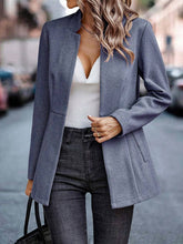 Aurohaya Chevron Blazer for Women Elegant V-Cut Long Sleeve Casual Fashion Jacket